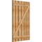 Ekena Millwork Spaced Board-n-Batten Shutters w/Z-Bar, Rough Sawn Western Red Cedar, 34 3/4W x 55H, PR RBS06Z35X055RWR - alternate 5